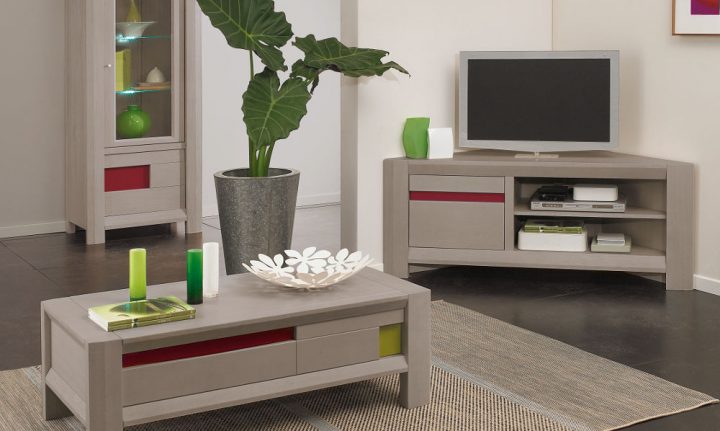 Meubles Télé | Meuble Tv D'Angle Chêne | Salon' pour Meuble Télé D Angle Meubles Télé | Meuble Tv D'Angle Chêne | Salon' pour Meuble Télé D Angle