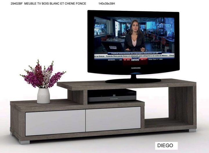 Meubles Tv-Hifi – Conforama Luxembourg serapportantà Meuble Télé Conforama