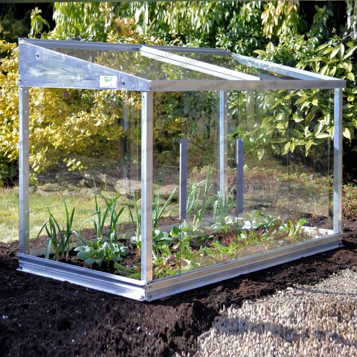 Mini Serre En Verre Et Aluminium 0.80M2, Vente Au Meilleur pour Chassis De Jardin Mini Serre En Verre Et Aluminium 0.80M2, Vente Au Meilleur pour Chassis De Jardin