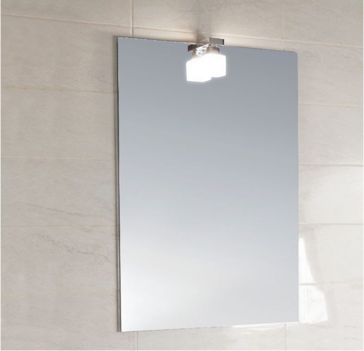Miroir Bruges 60 X Hauteur 70 Cm pour Miroir Salle De Bain Avec Tablette Et Éclairage