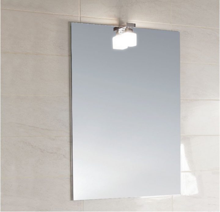 Miroir Bruges 60 X Hauteur 70 Cm pour Miroir Salle De Bain Avec Tablette Et Éclairage