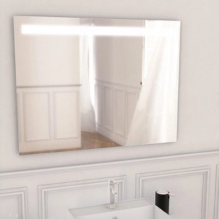 Miroir De Salle De Bain – Éclairant – Avec Système Anti-Buée -Sunset Salgar  Sur Bricozor destiné Miroir Salle De Bain Éclairant