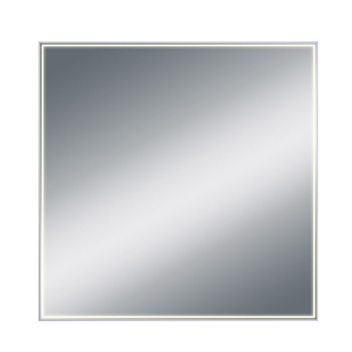 Miroir Lumineux Avec Éclairage Intégré, L.90 X H.90 Cm Neo serapportantà Miroir Salle De Bain Avec Éclairage Intégré