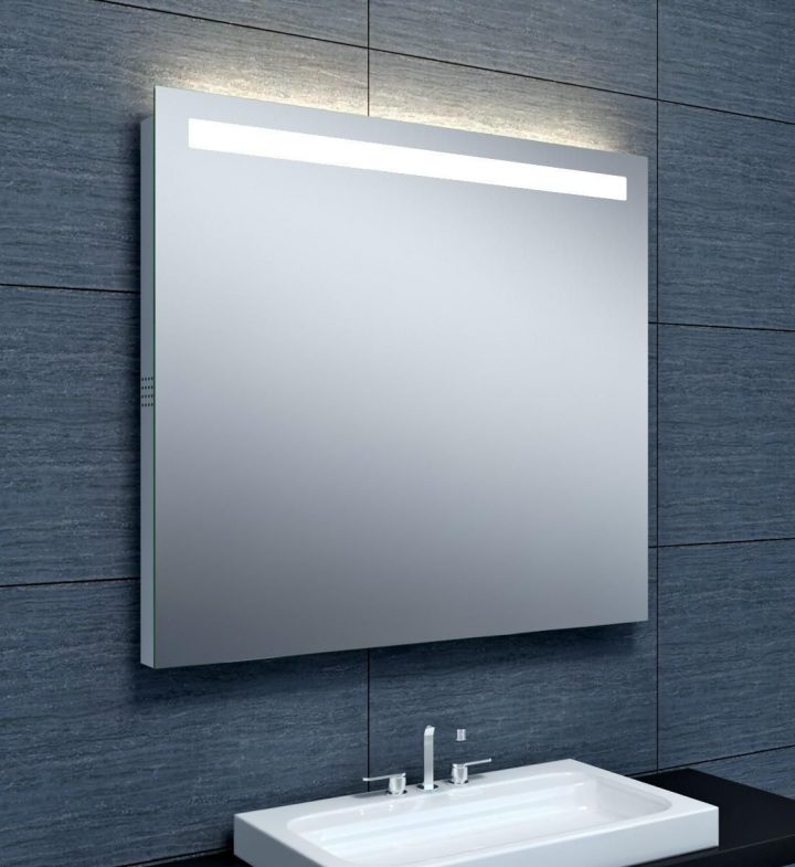 Miroir Musik Éclairage Led Bluetooth 90 X Hauteur 80 Cm tout Miroir Salle De Bain Bluetooth