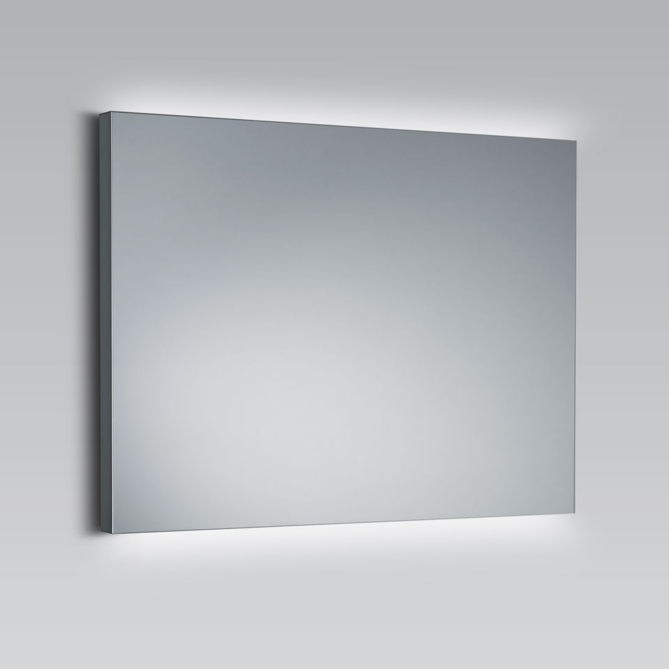 Miroir Rectangulaire À Éclairage Led, Disponible En 4 Tailles encequiconcerne Miroir Salle De Bain 100 Cm