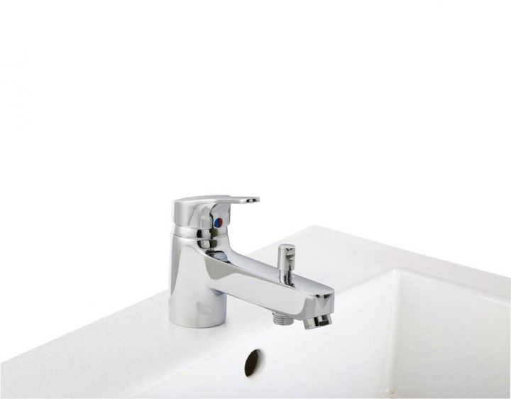 Mitigeur Bain Douche Monotrou "slimline 2 Nf C2" | Bricoman destiné Colonne De Douche Bricoman