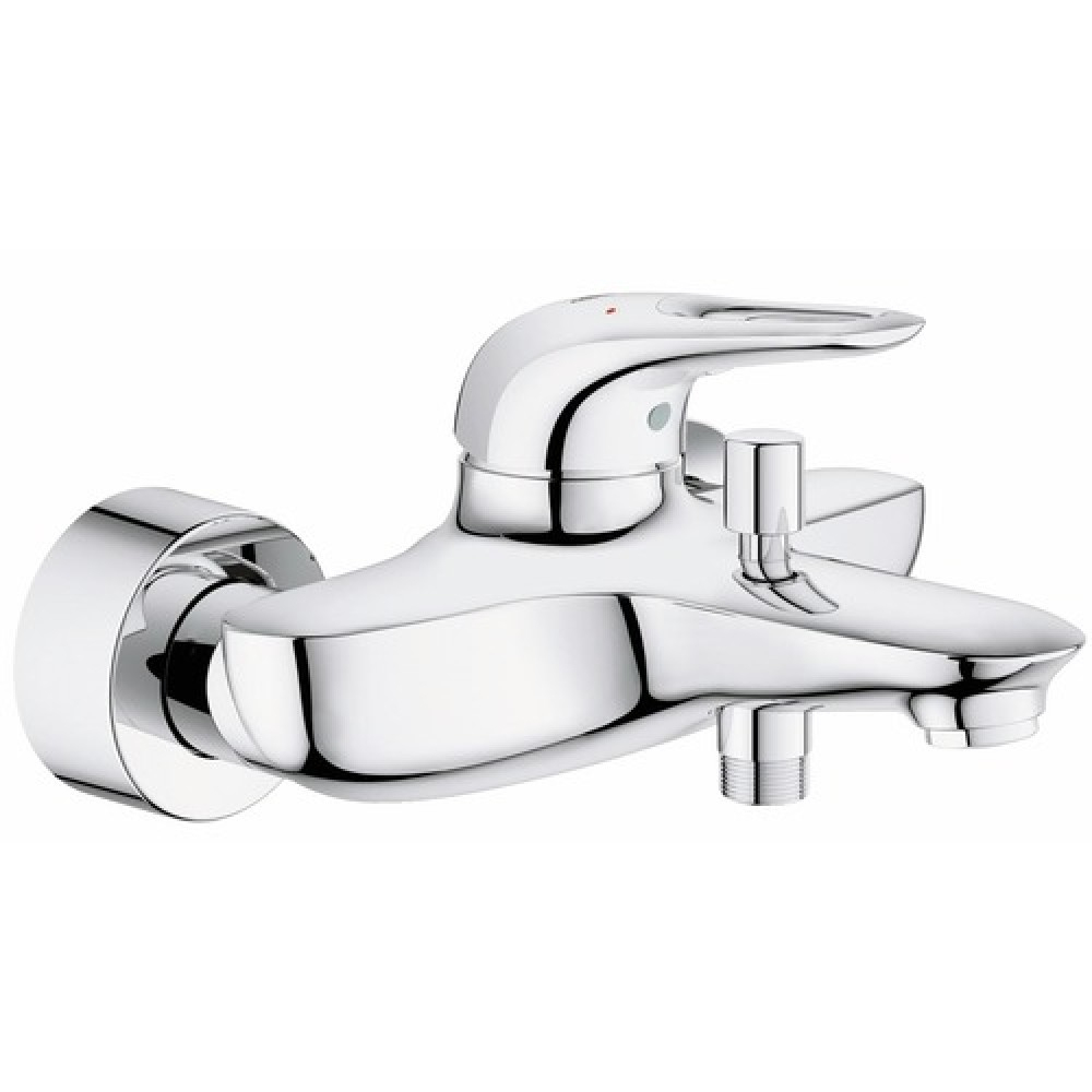 Mitigeur Bain-Douche - Pose Murale - Entraxe 150 Mm - Eurostyle Grohe Sur  Bricozor intérieur Entraxe Robinet Douche