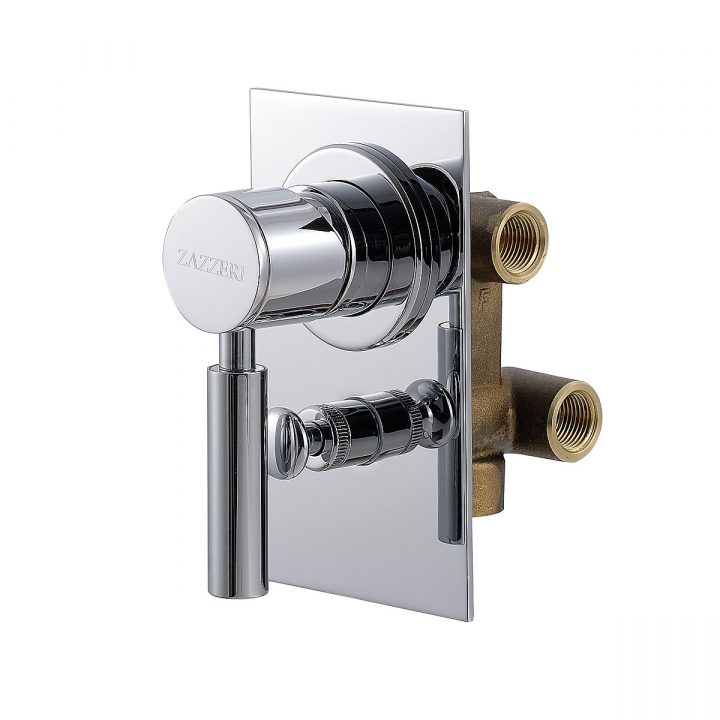 Mitigeur Douche Encastre Avec Inverseur – Deux Voie destiné Robinetterie Douche Encastrable