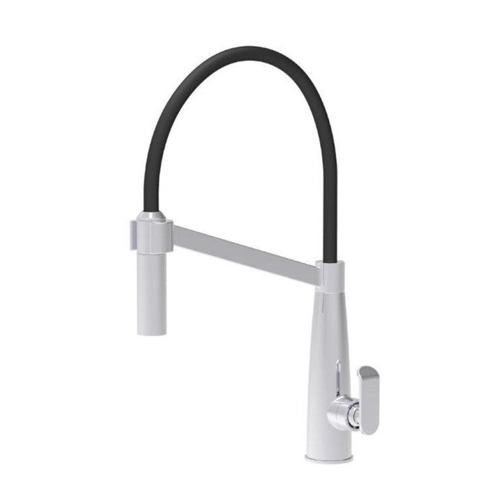 Mitigeur Évier Essebagno À Douchette Chromé Oneo serapportantà Flexible Robinet Douchette Cuisine