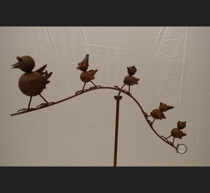 Mobile-Oiseaux-Metal-Traite-Fer-Forge-Decoration-De-Jardin concernant Deco Metal Jardin Mobile-Oiseaux-Metal-Traite-Fer-Forge-Decoration-De-Jardin concernant Deco Metal Jardin