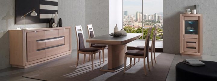 Mobilier Contemporain – Meubles Bois Massif concernant Meuble Salle À Manger But