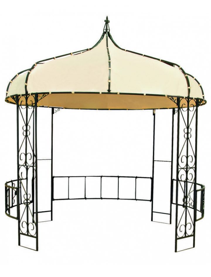 Mobilier De Jardin Ozalide : Gloriette Ronde 3M Couleur Sable intérieur Toile De Remplacement Pour Tonnelle Ronde Iloha Mobilier De Jardin Ozalide : Gloriette Ronde 3M Couleur Sable intérieur Toile De Remplacement Pour Tonnelle Ronde Iloha