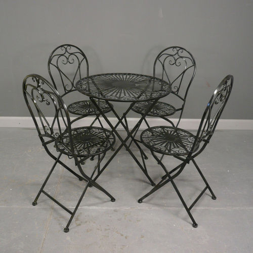 Mobilier Jardin En Fer Forgé – Chaise En Fer Forgé pour Salon De Jardin En Fer Forgé