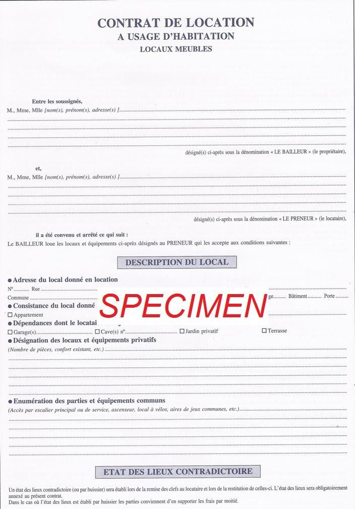 Modele Bail Location Meublé Élégant 30 Luxe Bail serapportantà Bail Meublé Pdf