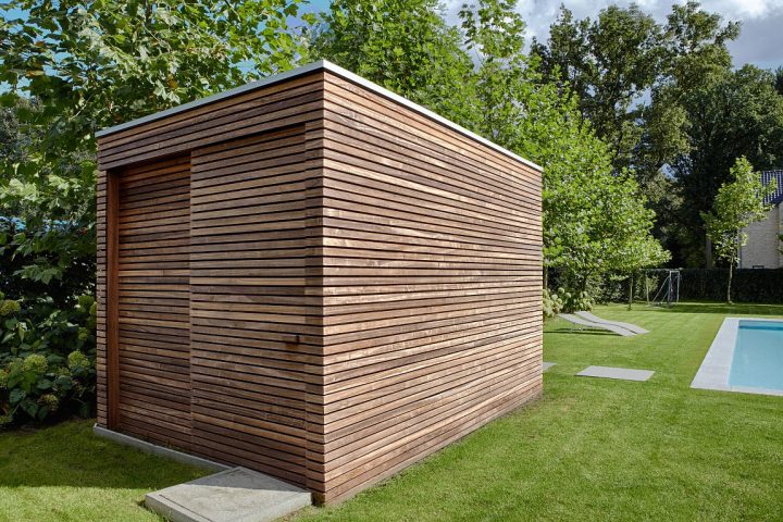 Modern Tuinhuis In Padoek | Bogarden destiné Abri De Jardin Moderne Design