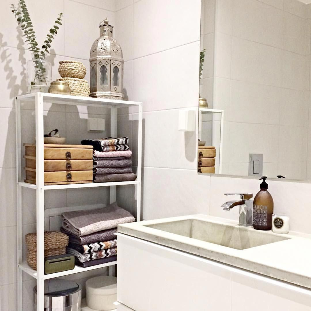 Modernes Bad Mit Holz – 27 Ideen Für Möbel, Boden, Wand serapportantà Accessoire Salle De Bain Ikea