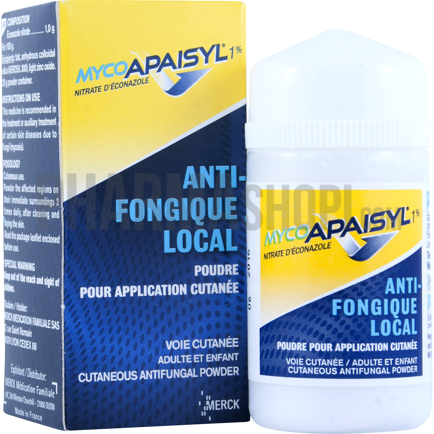 Mycoapaisyl Poudre Pour Application Cutanée 1% Antifongique Local - Flacon  De 20G encequiconcerne Gel Douche Antifongique