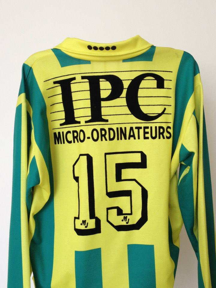 Nantes Home Maillot De Foot 1994 – 1995. concernant Vintage Nantes