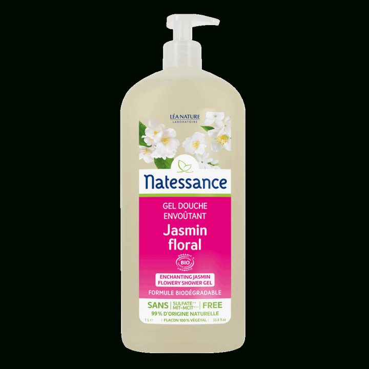 Natessance Gel Douche Floral Jasmin Sans Sulfates – Health dedans Gel Douche Sans Sulfate