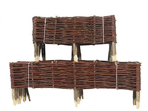 Nature Lounge Bordure En Osier Pour Plate-Bande Pour Plate avec Delimitation Jardin