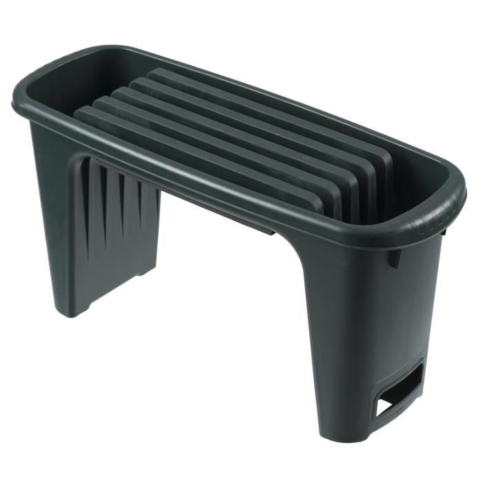 Nature Tabouret Agenouilloir En Hdpe – 2 Positions : Assis intérieur Barre De Traction Jardin