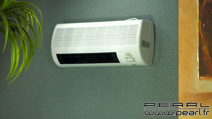Nc5735 – Radiateur Soufflant Mural 2000 W intérieur Radiateur Electrique Soufflant Mural Salle De Bain