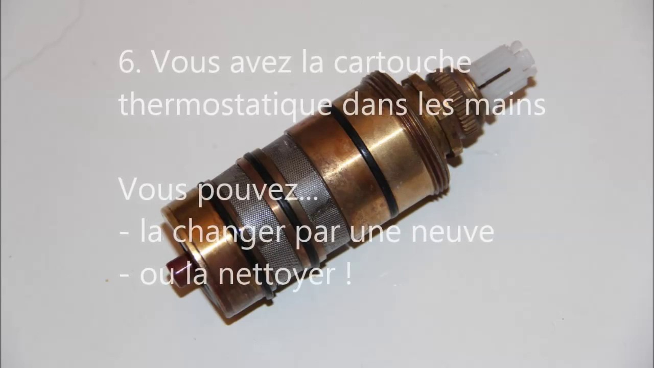 Nettoyer Ou Changer Le Thermostatique D'une Colonne De Douche Schulte concernant Changer Un Robinet Thermostatique