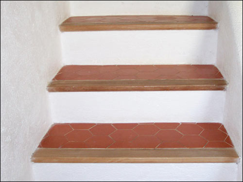 Nez De Marche Terre Cuite Rouge tout Nez De Marche Carrelage Terre Cuite