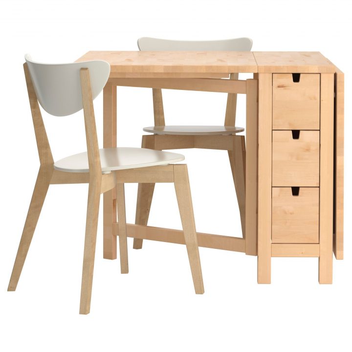 Norden/nordmyra Table Et 2 Chaises – Ikea | Table Salle À intérieur Table Salle A Manger Pliante Ikea