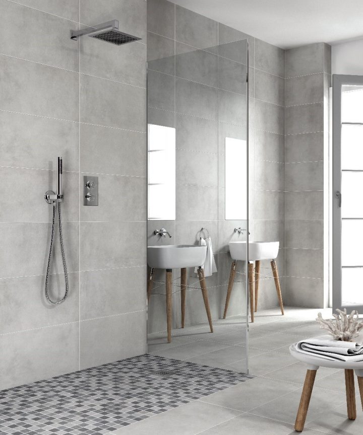 Nos Idées Pour Une Salle De Bains En Carrelage Mosaïque intérieur Carelage Salle De Bain