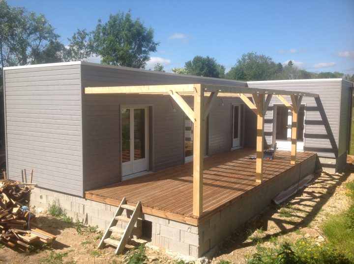 Nos Réalisations D'Extensions De Maison Ossature Bois tout Bureau De Jardin En Kit