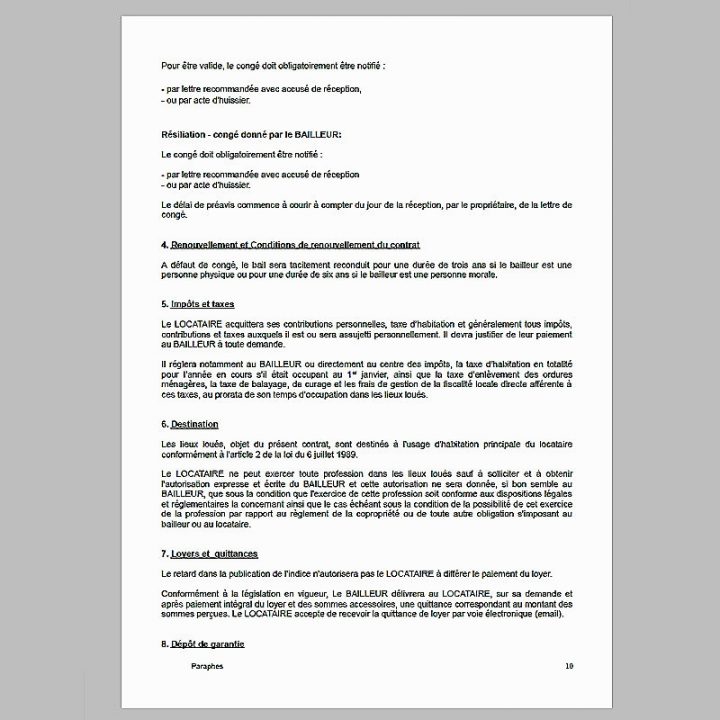 Nouveau Contrat De Location Gratuit Word – Ekla-Kerlann encequiconcerne Modele Bail Location Gratuit Word