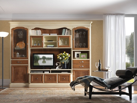 Nuova Collezione Soggiorni Componibili Serie Lp pour Meuble Tv Sono