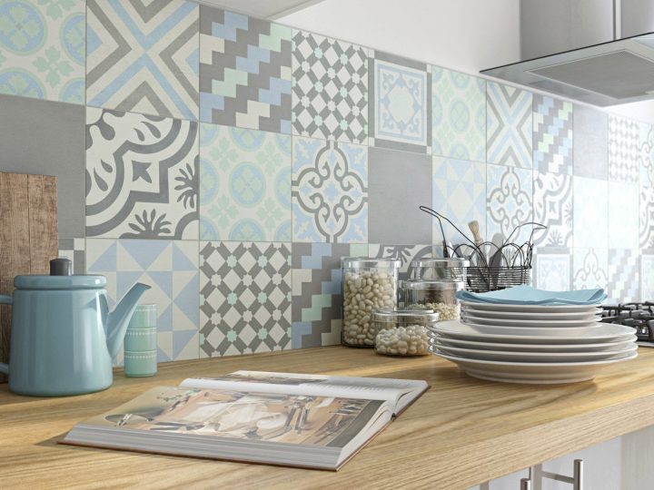 On Craque Pour La Déco Imitation Carreaux De Ciment – Joli Place tout Stickers Salle De Bain Castorama