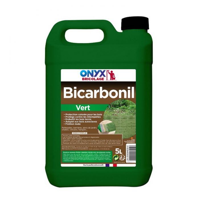 Onyx – Bibicarbonil Vert Protection Bois Extérieur 5L serapportantà Bicarbonil