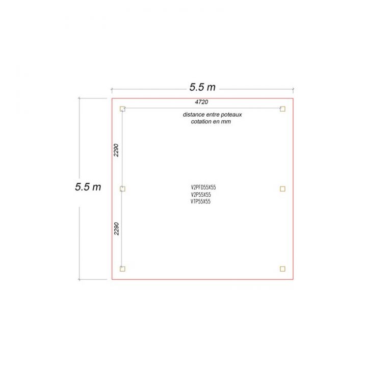 Ossature Bois Douglas : Charpente Toit Plat – Prix Usine pour Charpente Toit Plat Ossature Bois