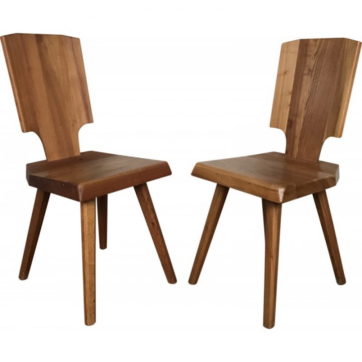 Paire De Chaises Vintage S28 En Orme Pour Seltz – 1970 encequiconcerne Meuble Seltz
