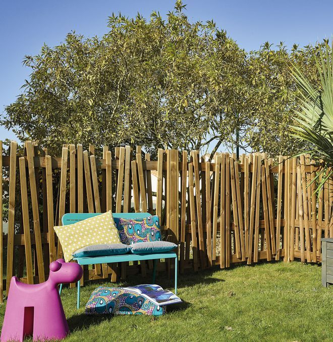 Palissade, Claustra : Quelle Clôture Protège Mon Jardin intérieur Barrière Bois Jardin