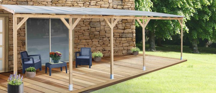 Palram:la Maison Du Jardin Le Toit Terrasse En Bois Est La dedans Modele De Terrasse En Bois