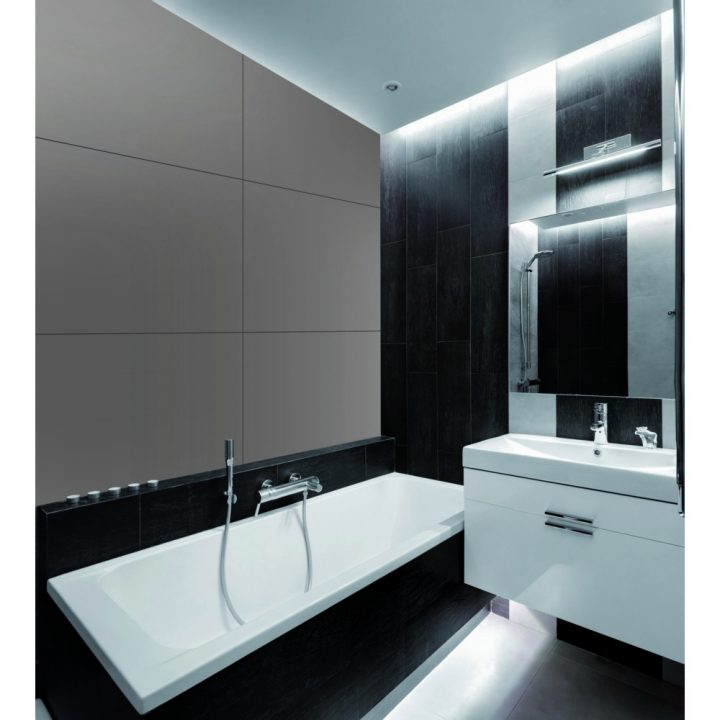 Panneau Composite Pour Revêtement Mural Salle De Bain Cuisine Aluminium  80X120Cm tout Panneau Composite Salle De Bain