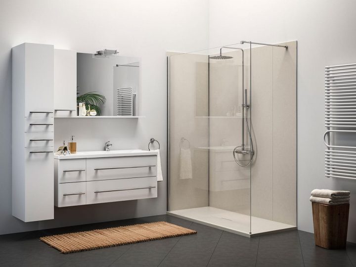 Panneau Décoratif Composite – Quasar – Glass 1989 – En dedans Panneau Composite Salle De Bain