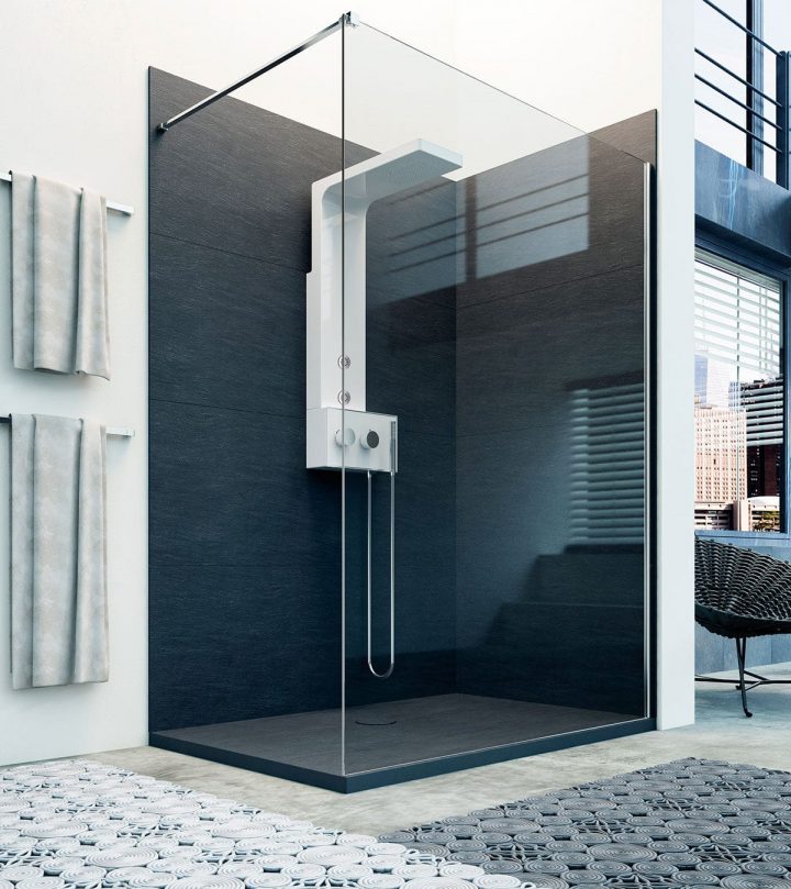 Panneau Décoratif En Résine – Razor – Glass 1989 – Mural avec Plaque Pour Douche Panneau Décoratif En Résine – Razor – Glass 1989 – Mural avec Plaque Pour Douche