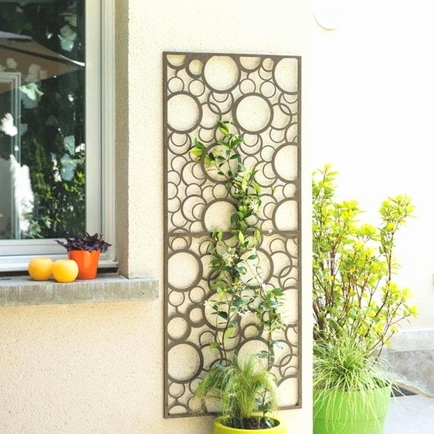 Panneau Treillis Bois Castorama Unique Photos Cloture concernant Panneau Pvc Jardin