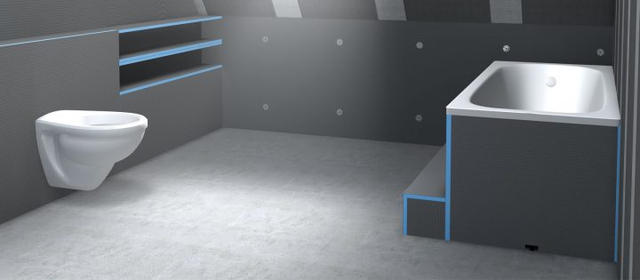 Panneaux De Construction – Wedi.de tout Plaque Renovation Salle De Bain