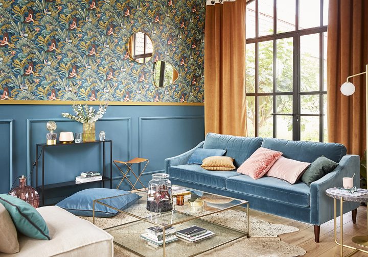 Papier Peint Automne Hiver : Jungle, Panoramique, Design Ou à Papier Peint Salle De Bain Castorama Papier Peint Automne Hiver : Jungle, Panoramique, Design Ou à Papier Peint Salle De Bain Castorama