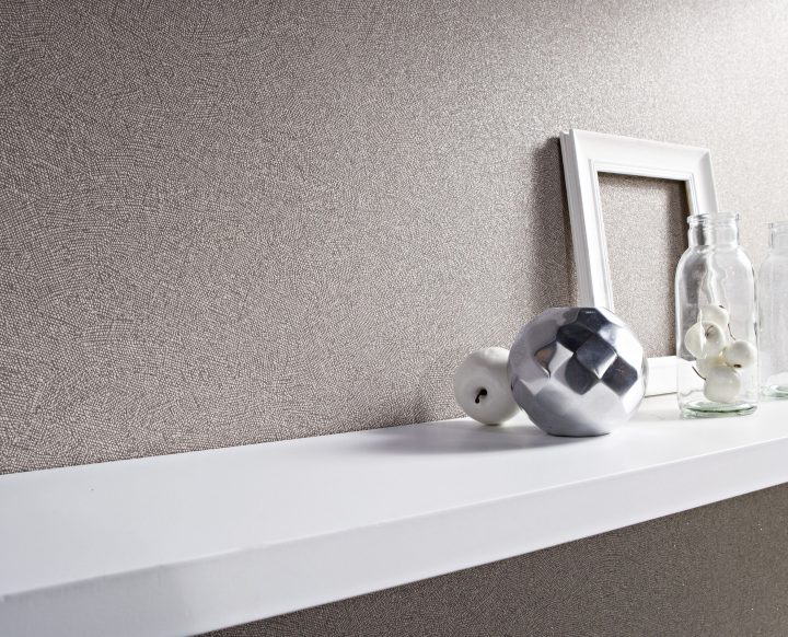 Papier Peint Expansé/intissé Géo Pailleté Gris | Papier concernant Papier Peint Salle De Bain Castorama Papier Peint Expansé/intissé Géo Pailleté Gris | Papier concernant Papier Peint Salle De Bain Castorama