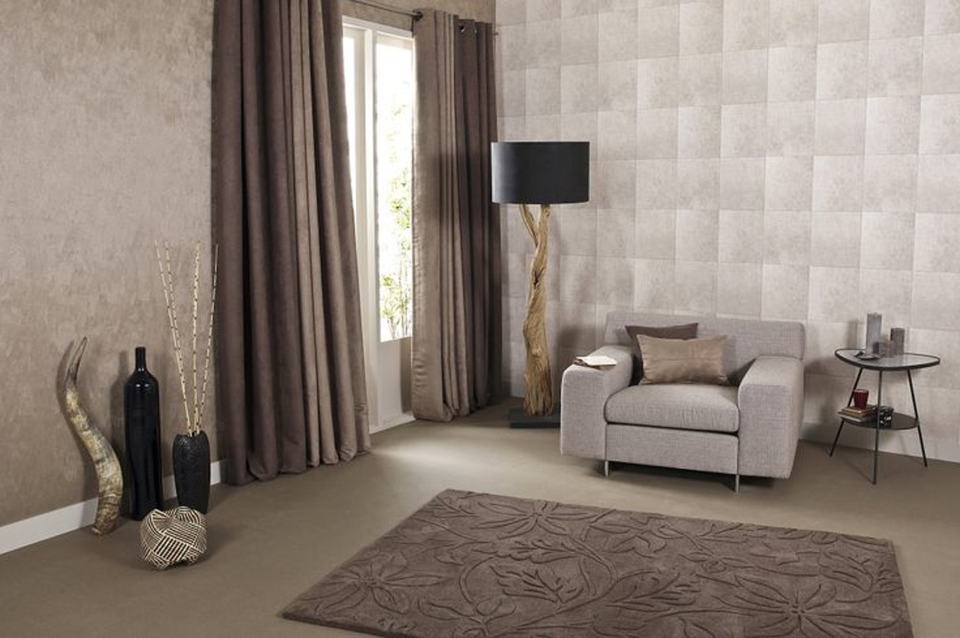 Papier-Peint-Pour-Salon-Et-Salle-À-Manger-Inspirations-Avec pour Papier Peint Pour Salon Et Salle À Manger