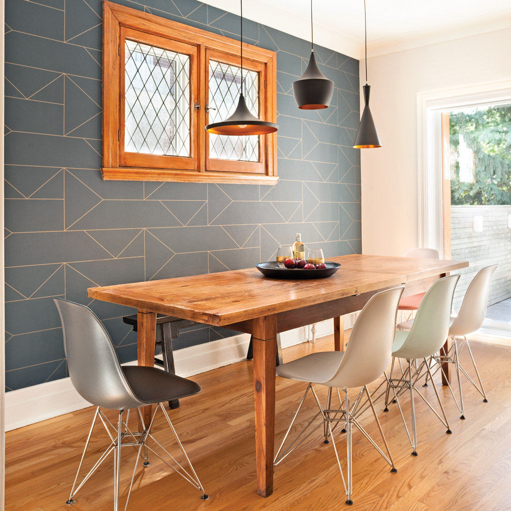 Papier Peint Ultra Tendance Pour La Salle À Manger - Je Décore intérieur Papier Peint Pour Salon Et Salle À Manger
