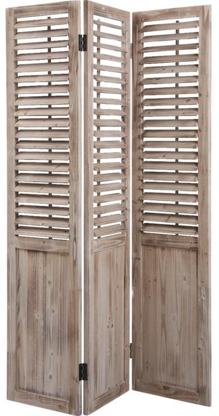 Paravent En Bois Vieilli Avec Persiennes Mobiles De 3 Panneaux avec Paravent Extérieur Leroy Merlin Paravent En Bois Vieilli Avec Persiennes Mobiles De 3 Panneaux avec Paravent Extérieur Leroy Merlin