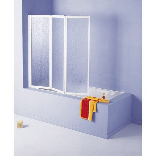 Pare-Baignoire 3 Volets Pivotant Pliant H.140 Cmx L.135 Cm destiné Pare Baignoire Ikea Pare-Baignoire 3 Volets Pivotant Pliant H.140 Cmx L.135 Cm destiné Pare Baignoire Ikea